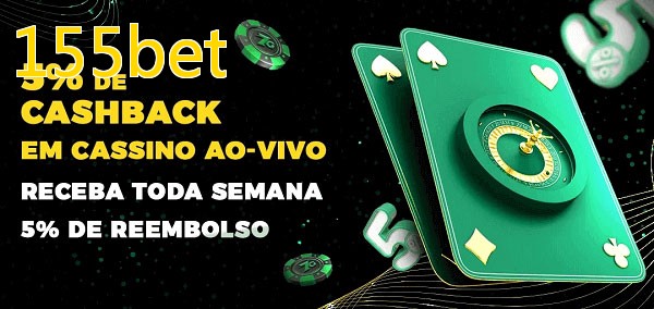 Promoções do cassino ao Vivo 155bet